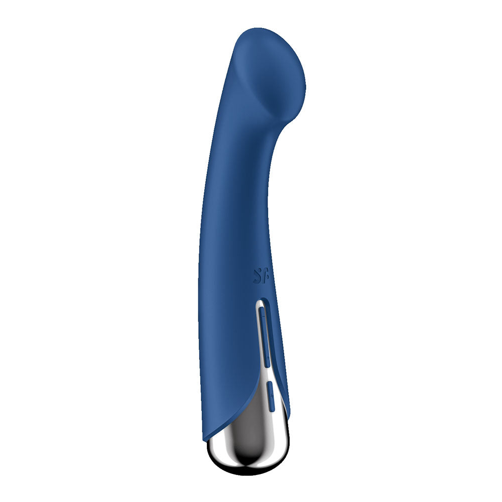 Satisfyer Spinning G-Spot 1 - Blue - Blue 16.5 cm USB Rechargeable Rotating Vibrator - 4048765