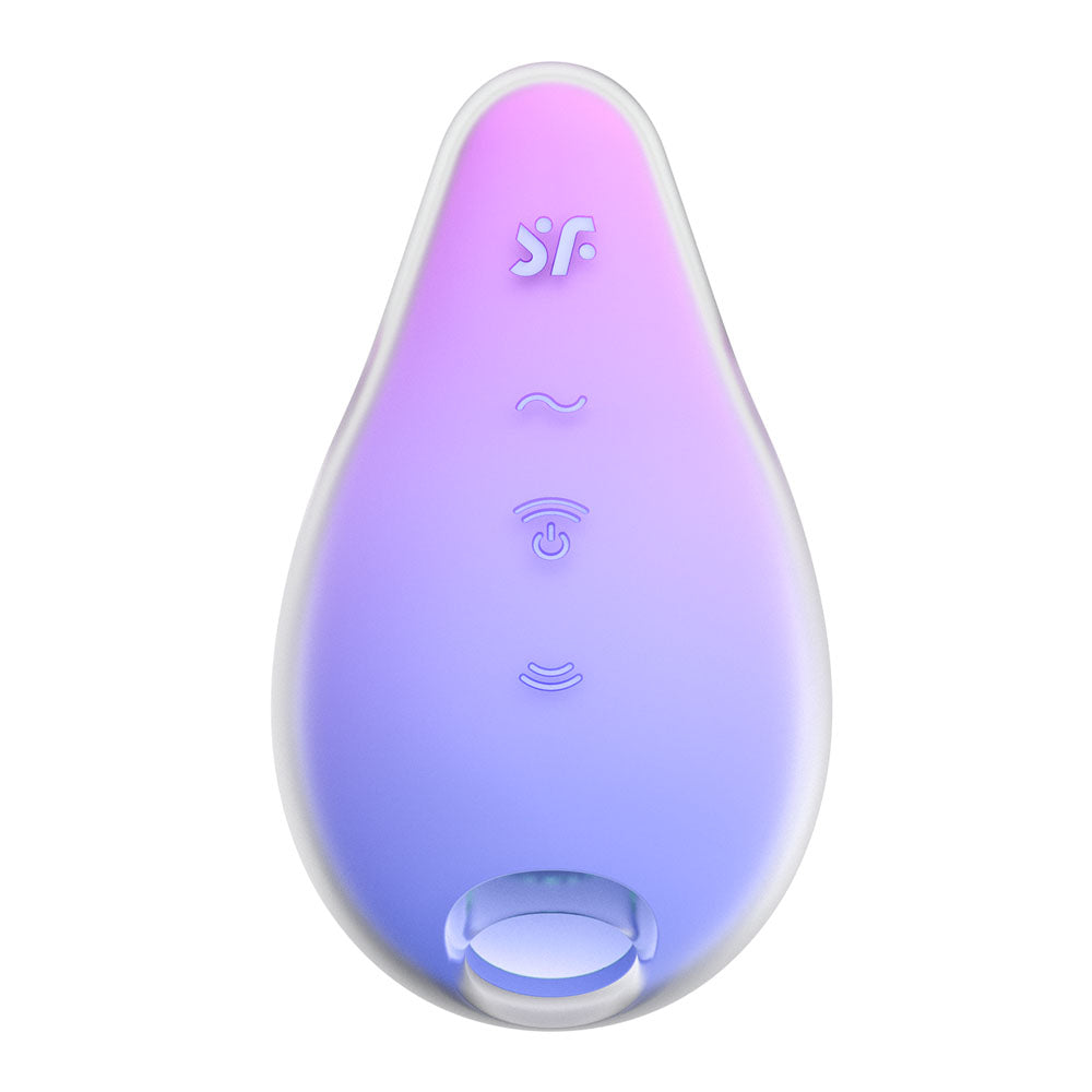 Satisfyer Mermaid Vibes - Violet/Pink - Violet/Pink USB Rechargeable Air Pulse Stimulator - 4049755