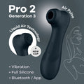Satisfyer Pro 2 Generation 3 with App Control - Touch-Free USB-Rechargeable Clitoral Stimulator