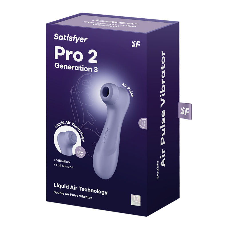 Satisfyer Pro 2 Generation 3 - Lilac - Lilac Touch-Free USB-Rechargeable Clitoral Stimulator - 4051895