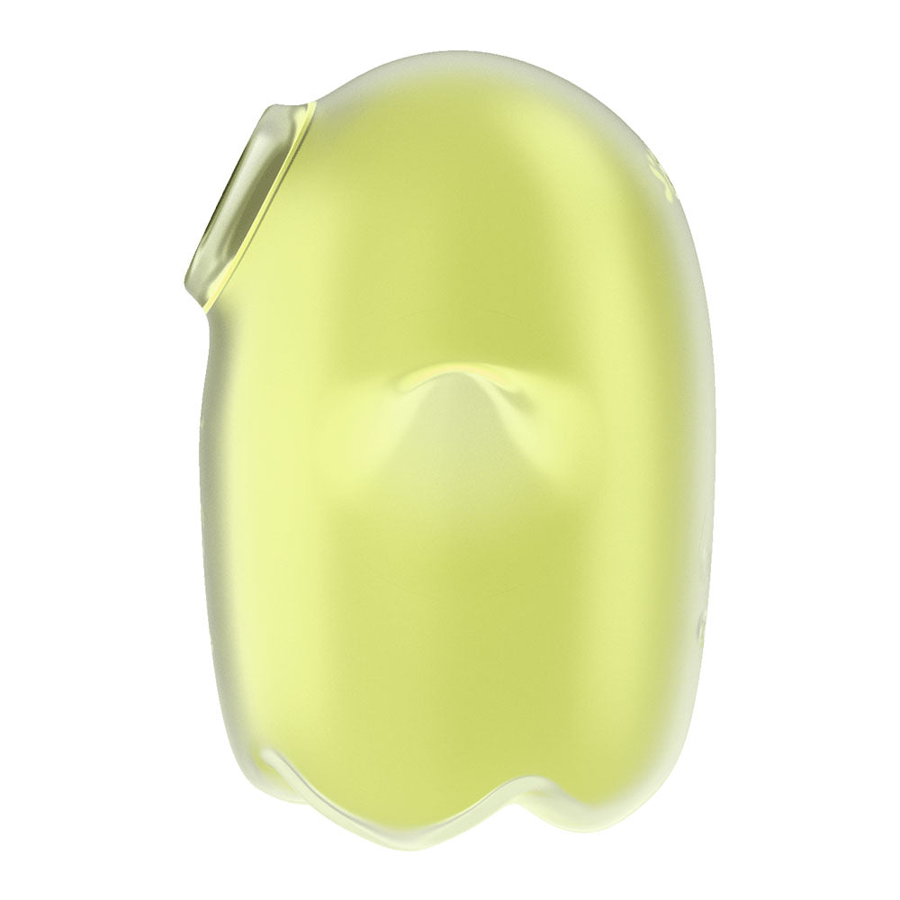 Satisfyer Glowing Ghost - Yellow - Glow in Dark Yellow USB Rechargeable Air Pulse Stimulator - 4060064
