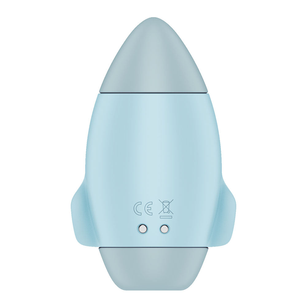 Satisfyer Mission Control - Blue - Blue USB Rechargeable Vibrating Air Pulse Stimulator - 4060071