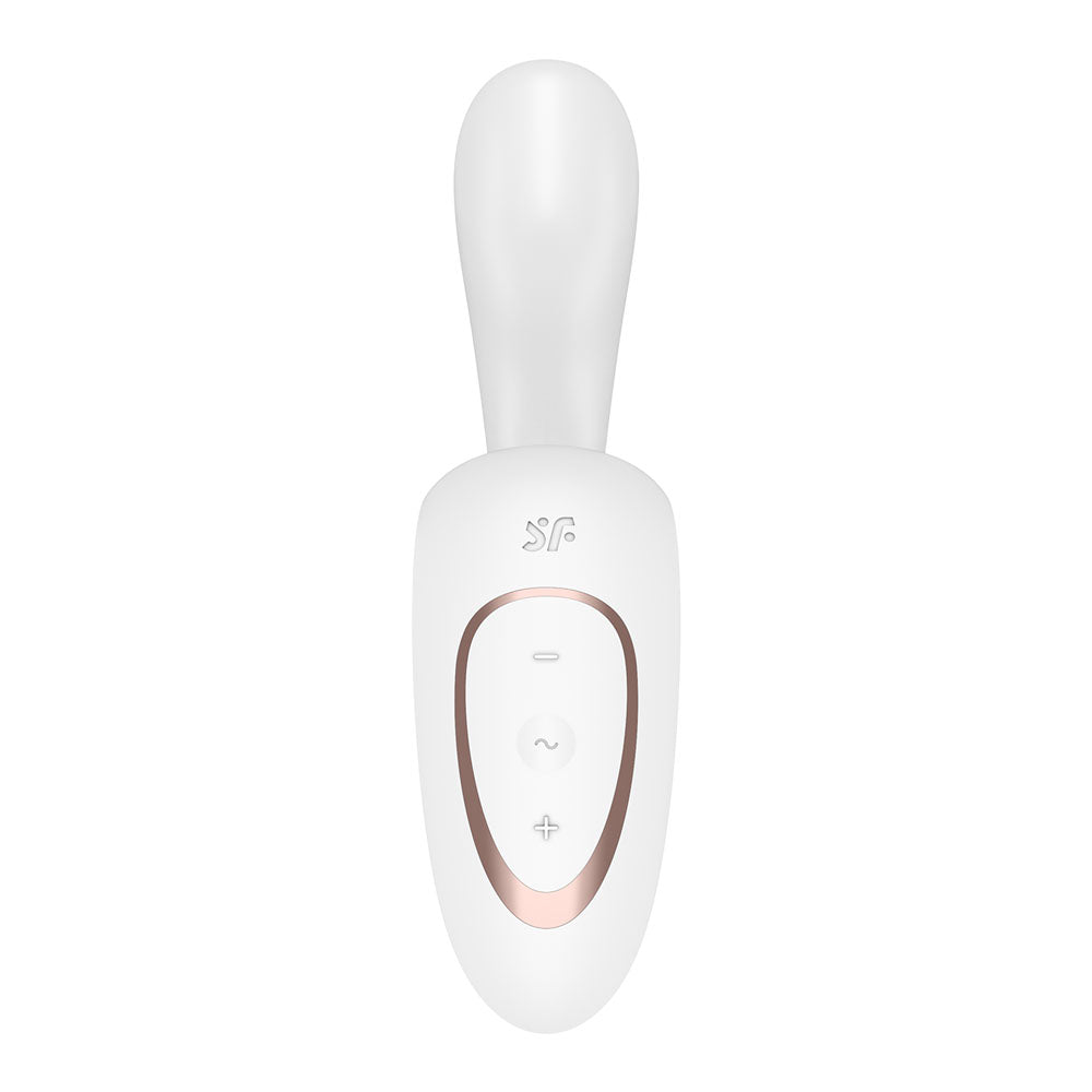 Satisfyer G For Goddess 1 - White - White USB Rechargeable Vibrator with Clit Stim - 4065885