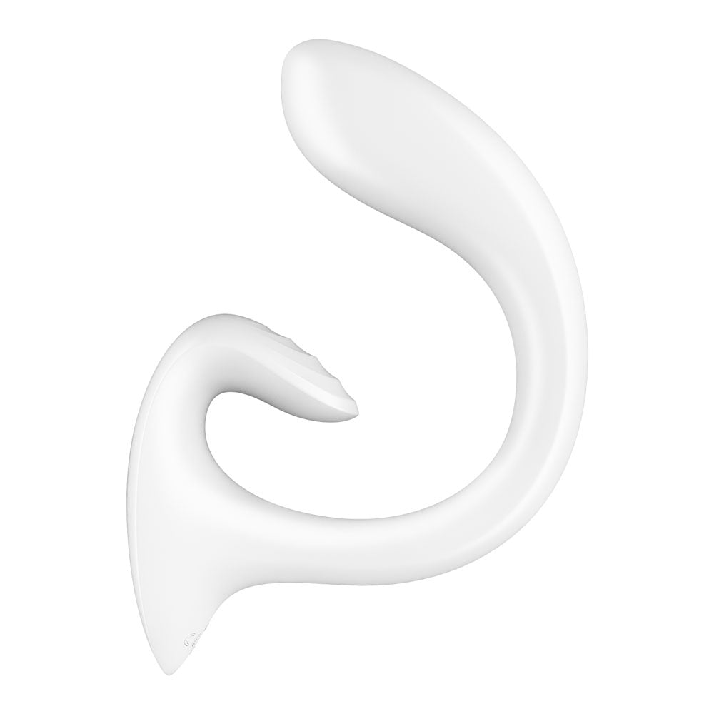 Satisfyer G For Goddess 1 - White - White USB Rechargeable Vibrator with Clit Stim - 4065885