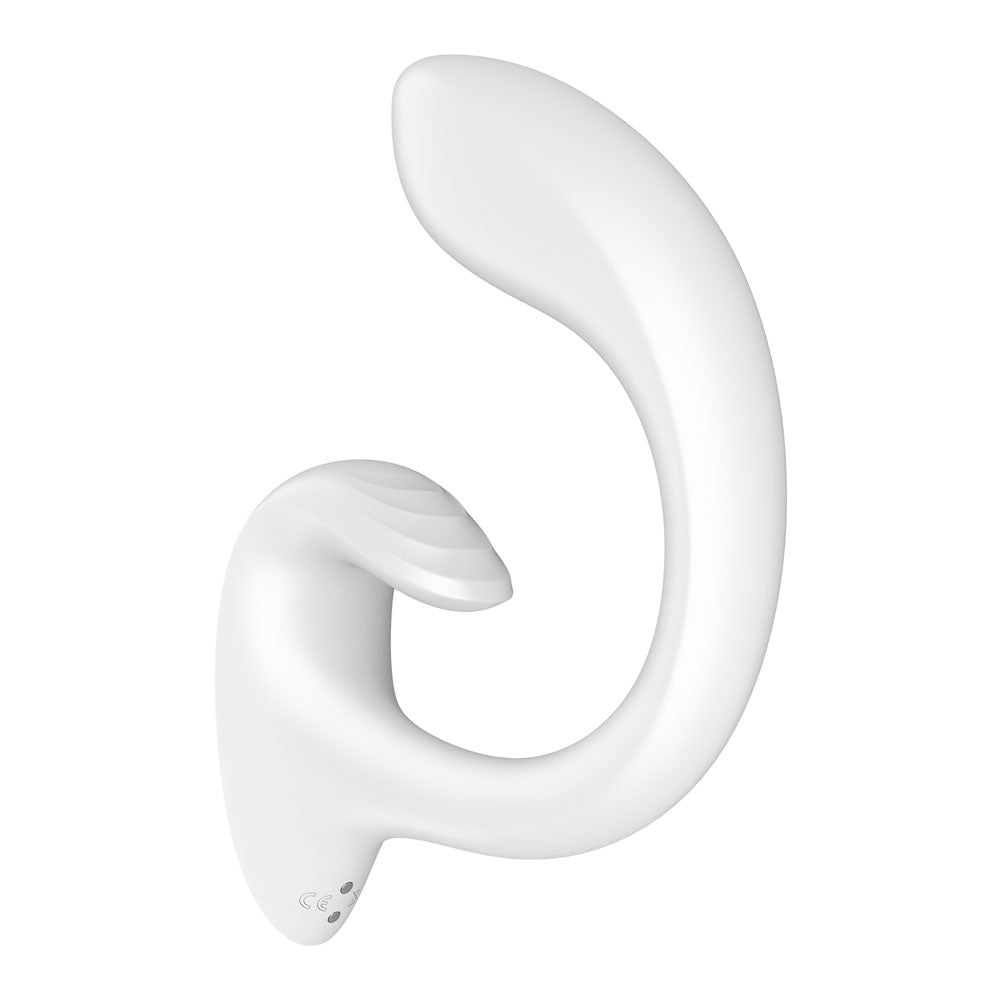 Satisfyer G For Goddess 1 - White - White USB Rechargeable Vibrator with Clit Stim - 4065885