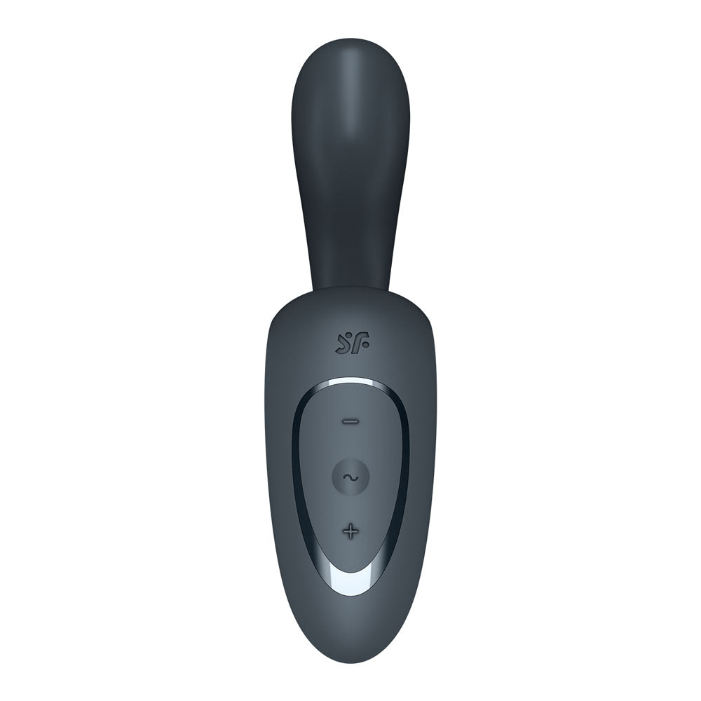 Satisfyer G For Goddess 1 - Dark Grey - Dark Grey USB Rechargeable Vibrator with Clit Stim - 4065892