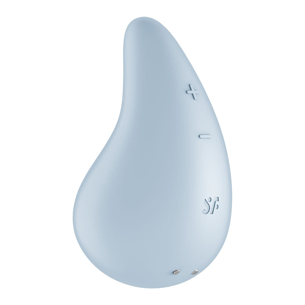 Satisfyer Dew Drop - Light Blue USB Rechargeable Stimulator - 4066936