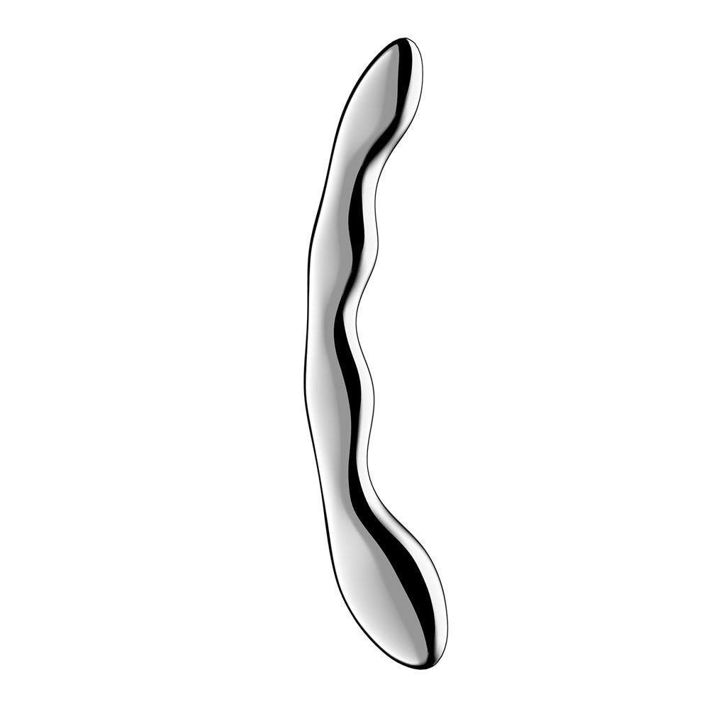 Satisfyer Cosmic Crest 2 - Chrome Steel 20.5 cm Dildo - 4066974