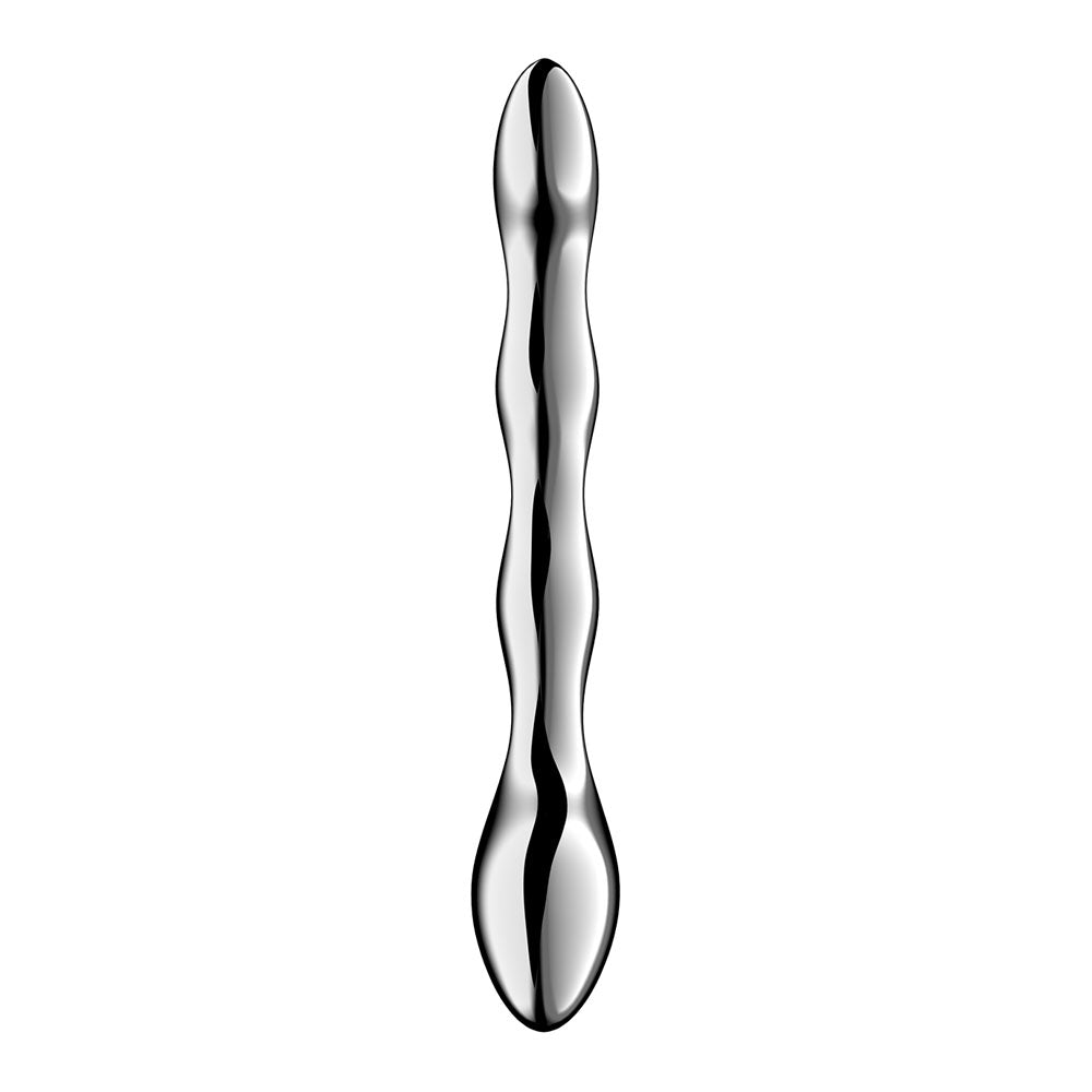 Satisfyer Cosmic Crest 2 - Chrome Steel 20.5 cm Dildo - 4066974