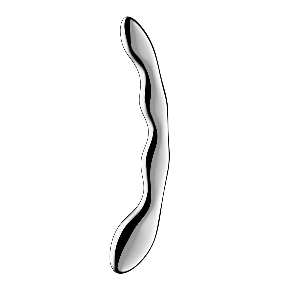 Satisfyer Cosmic Crest 2 - Chrome Steel 20.5 cm Dildo - 4066974
