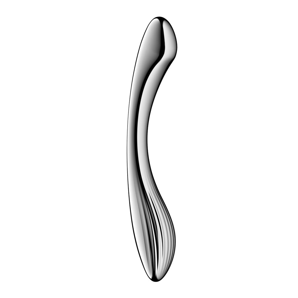 Satisfyer Pure Gravity 1 - Chrome Steel 22 cm Dildo - 4066981