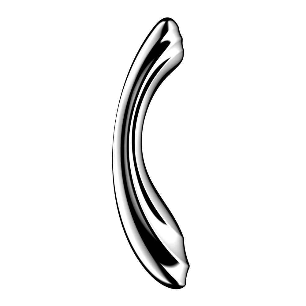 Satisfyer Pure Gravity 2 - Chrome Steel 21 cm Dildo - 4067001