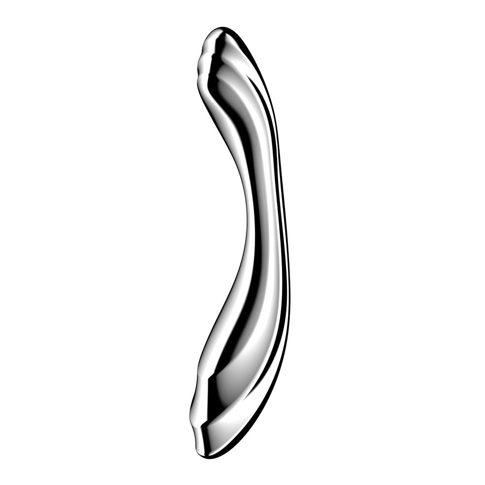 Satisfyer Pure Gravity 2 - Chrome Steel 21 cm Dildo - 4067001