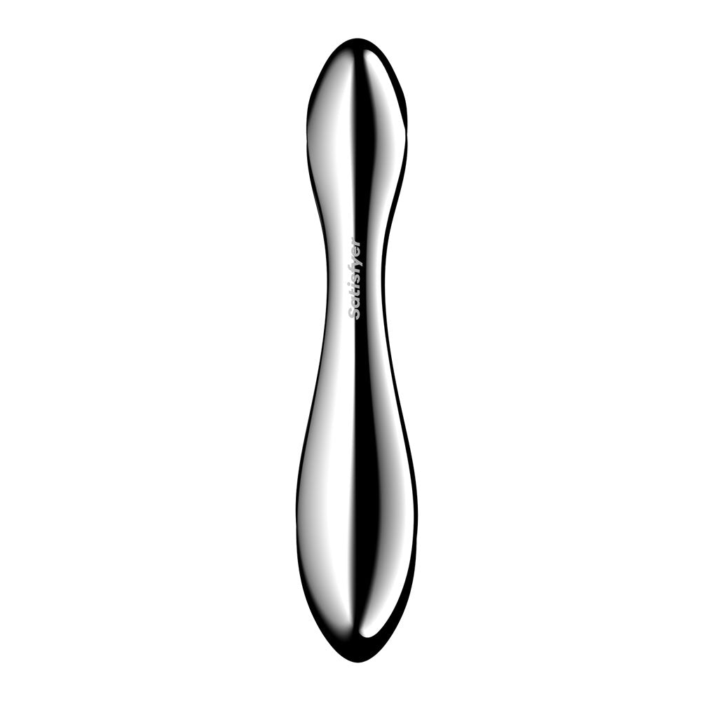 Satisfyer Pure Gravity 2 - Chrome Steel 21 cm Dildo - 4067001