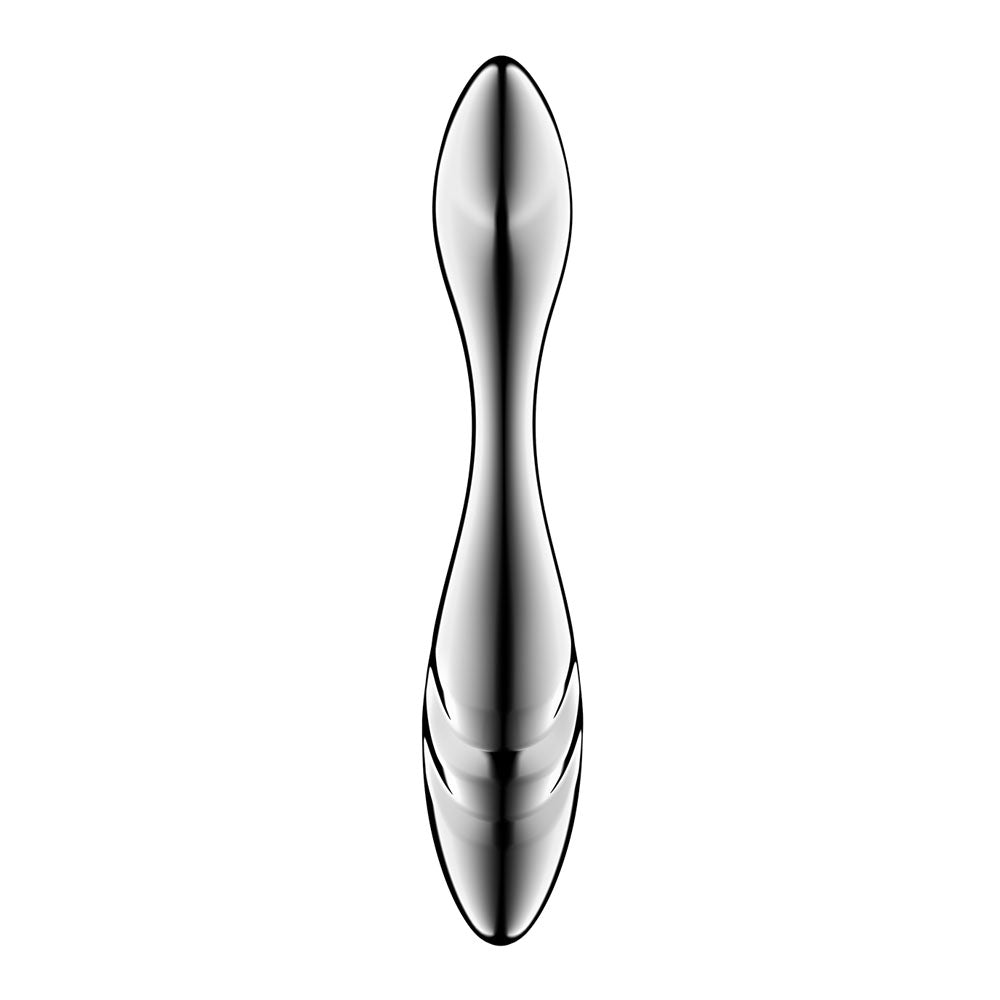 Satisfyer Pure Gravity 3 - Chrome Steel 21 cm Dildo - 4067018