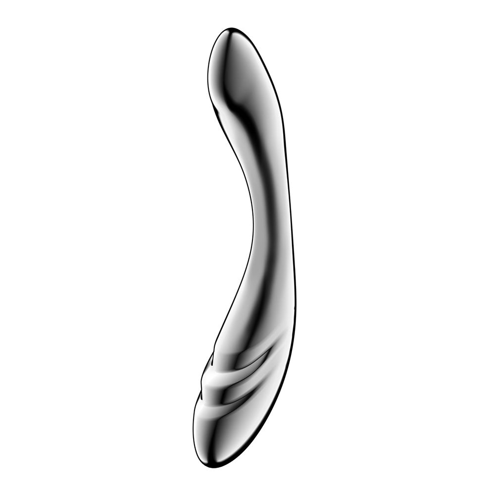 Satisfyer Pure Gravity 3 - Chrome Steel 21 cm Dildo - 4067018