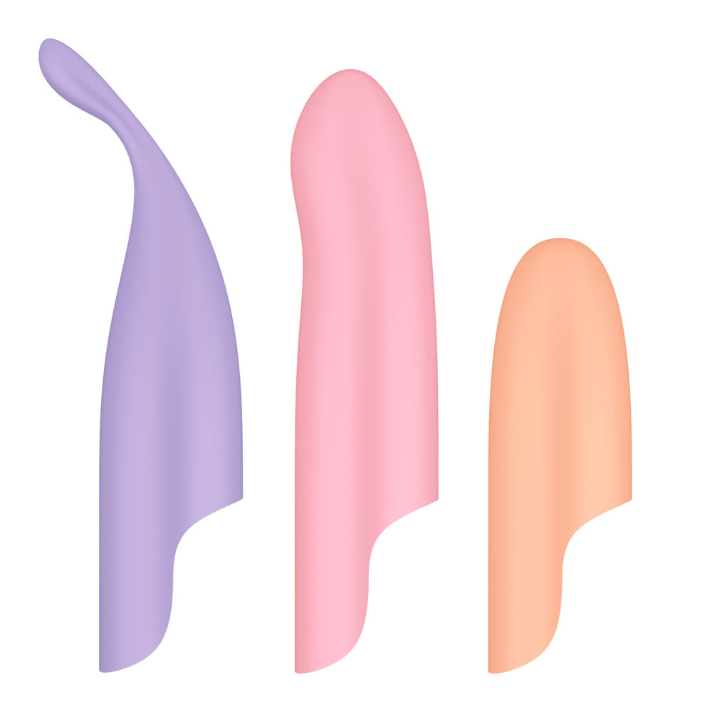 Satisfyer Playful Four - USB Rechargeable Vibrator with 4 Interchangeable - 4067681