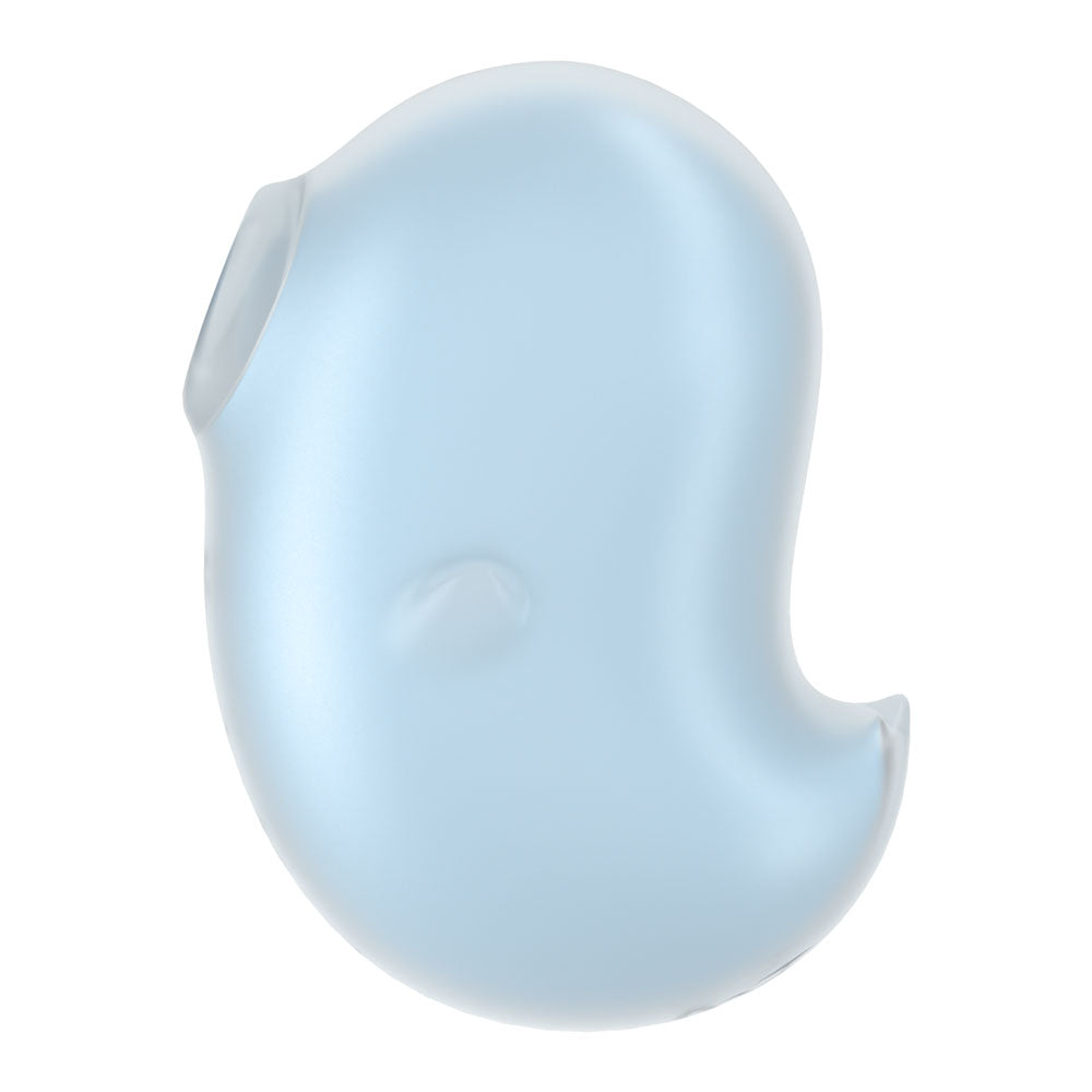 Satisfyer Cutie Ghost - Blue - Blue USB Rechargeable Air Pulse Stimulator - 4067759