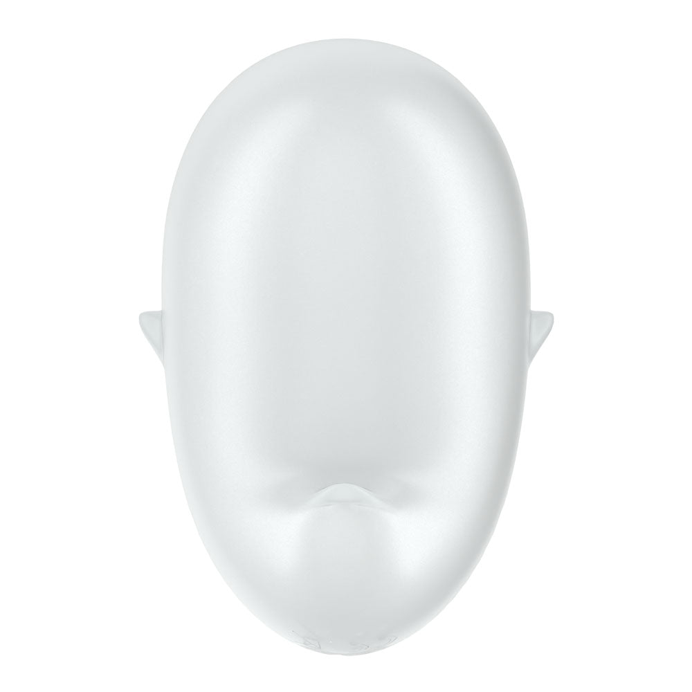 Satisfyer Cutie Ghost - White - White USB Rechargeable Air Pulse Stimulator - 4067766