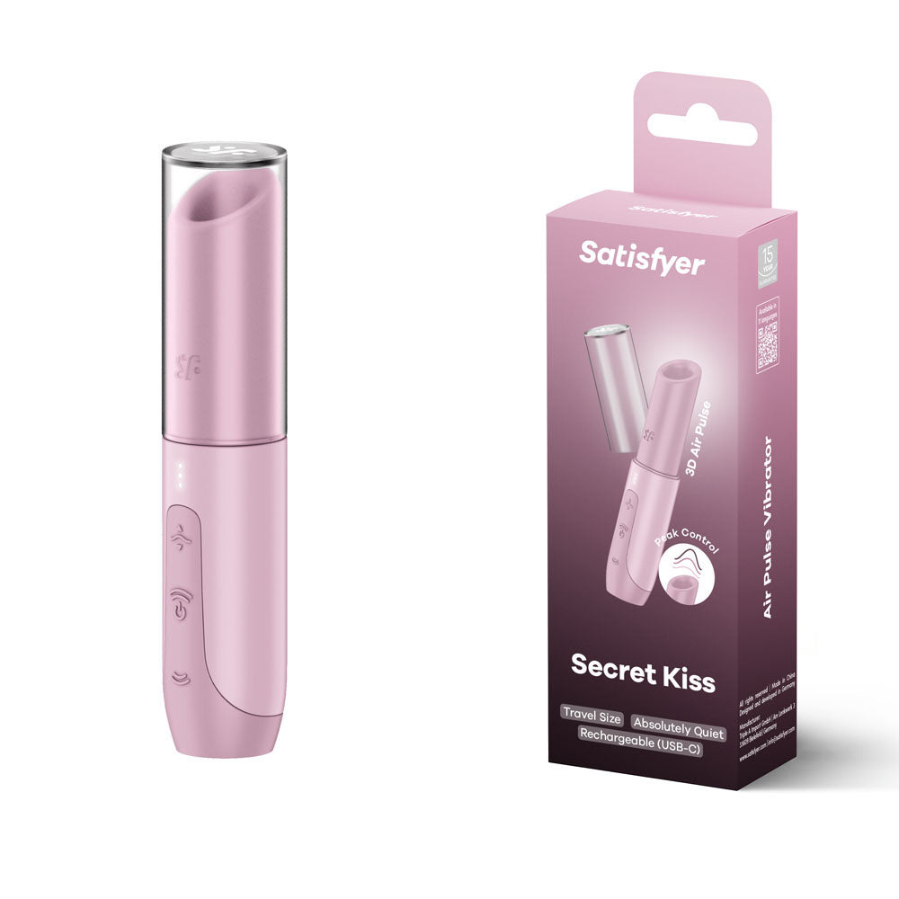 Satisfyer Secret Kiss - Lilac USB Rechargeable Air Pulse Stimulator - 4078519