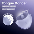 Satisfyer Tongue Dancer - Purple USB Rechargeable Flicking Stimulator - 4080550