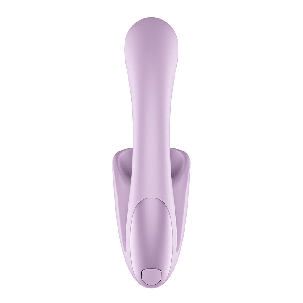 Satisfyer Tongue Expert - Violet 18 cm USB Rechargeable Vibrator with Flicking Clit Stimulator - 4080604