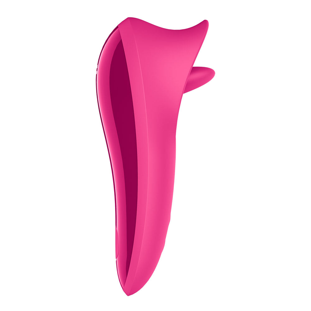 Satisfyer Tongue Master - Pink 14.4 cm USB Rechargeable Flicking Clitoral Stimulator - 4080611