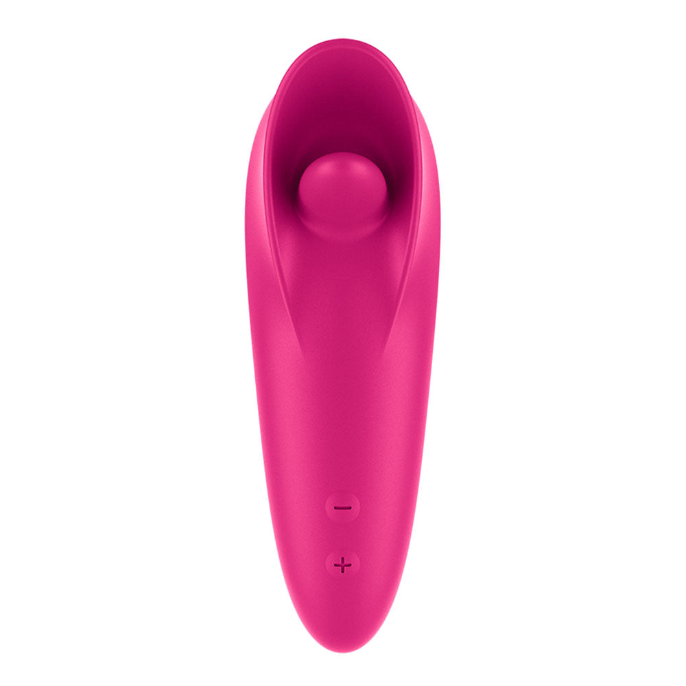 Satisfyer Tongue Master - Pink 14.4 cm USB Rechargeable Flicking Clitoral Stimulator - 4080611