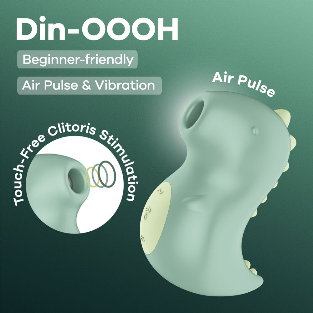 Satisfyer Din-OOOH - Mint Green USB Rechargeable Air Pulse Stimulator - 4081328