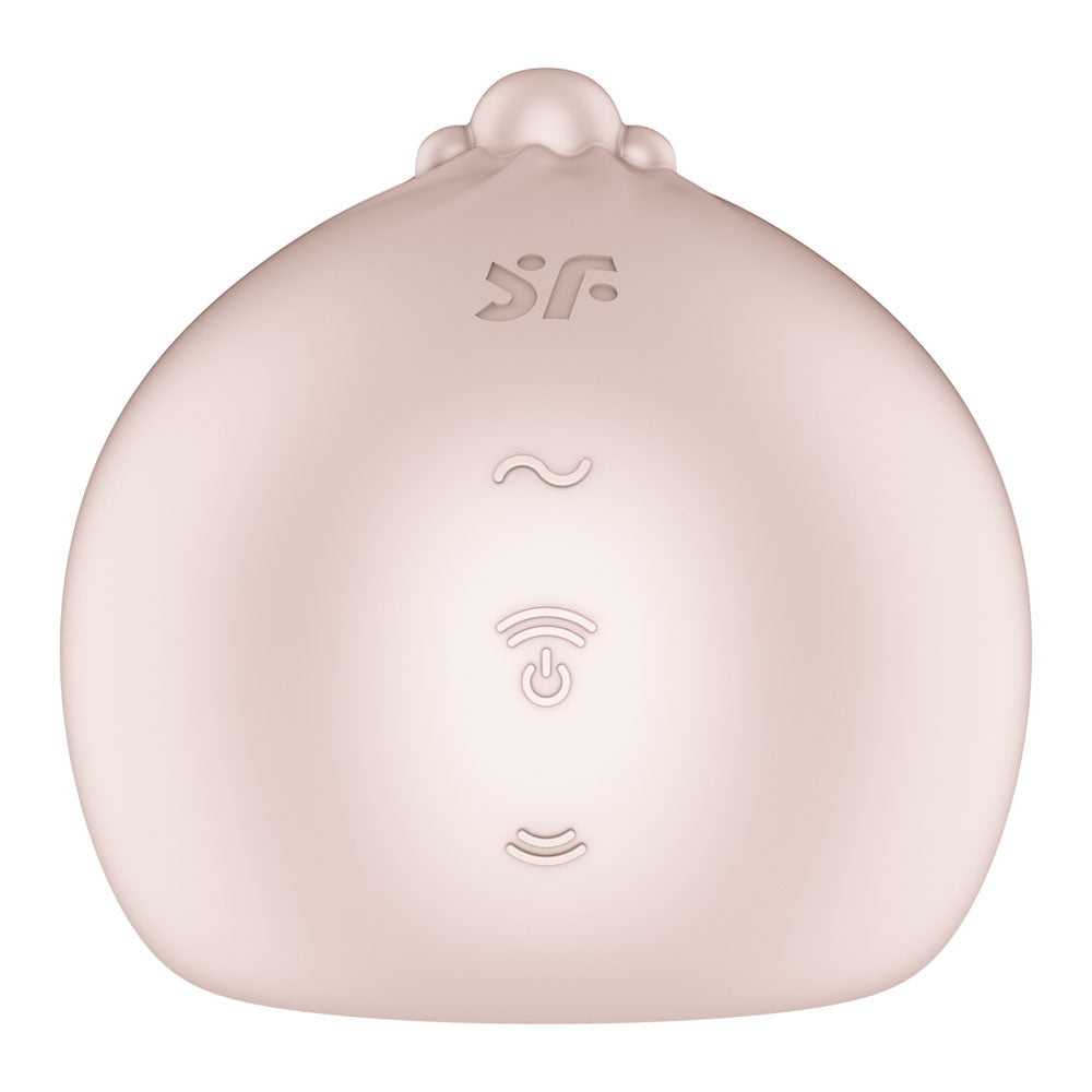 Satisfyer Mochi - Beige - Beige USB Rechargeable Air Pulse Stimulator - 4081342