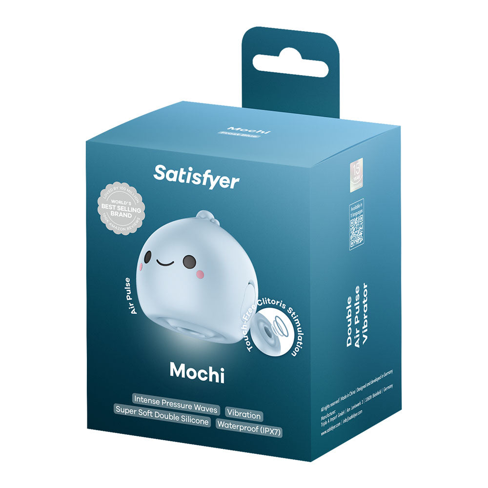 Satisfyer Mochi - Frost Blue - Frost Blue USB Rechargeable Air Pulse Stimulator - 4081359