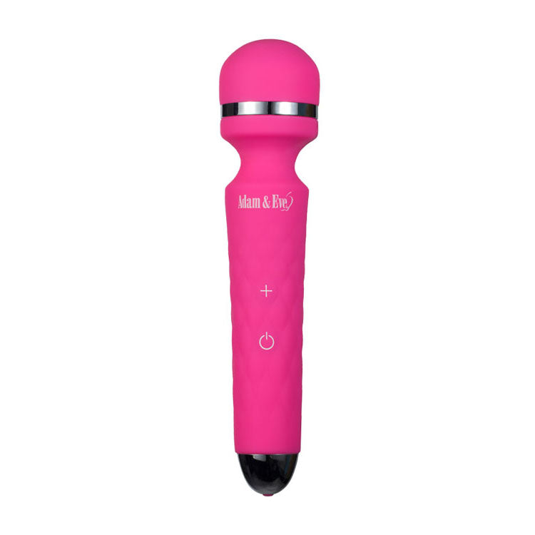 Adam & Eve Peak Wand Massager - Pink 19.1 cm USB Rechargeable Massager Wand - 420R 6200