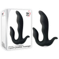 Adam & Eve 3-Point Prostate Massager - Black USB Rechargable Vibrating Prostate Massager - 485R 0000
