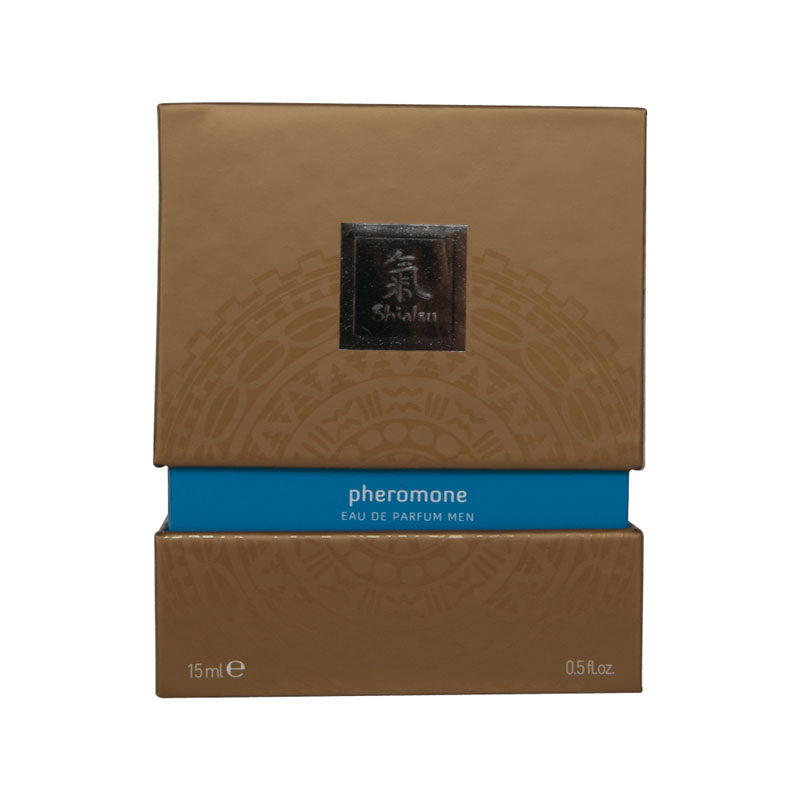 Shiatsu Pheromone Eau De Parfum Men - Light Blue - Pheromone Fragrance for Men - 15 ml - 67142