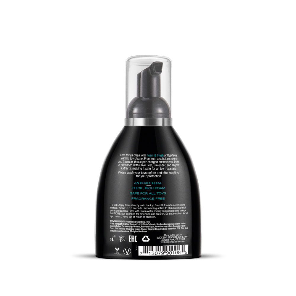 Wicked Foam 'n Fresh - Antibacterial Foaming Toy Cleaner - 240 ml (8 oz) Bottle - 90008