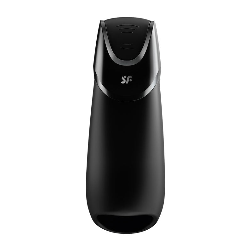 Satisfyer Men Vibration+ - Black USB Rechargeable Masturbator with App Control - 9016570