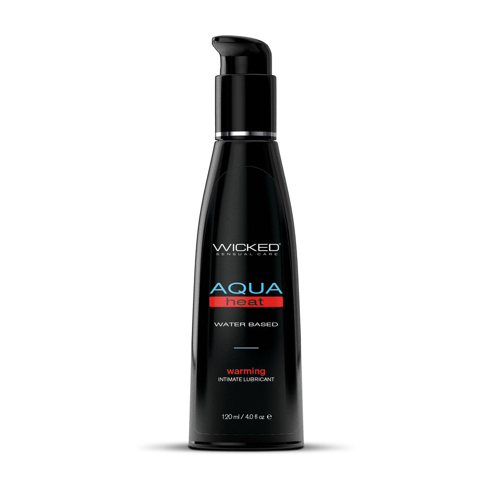 Wicked Aqua Heat - Warming Water Based Lubricant - 120 ml (4 oz) Bottle - 90225