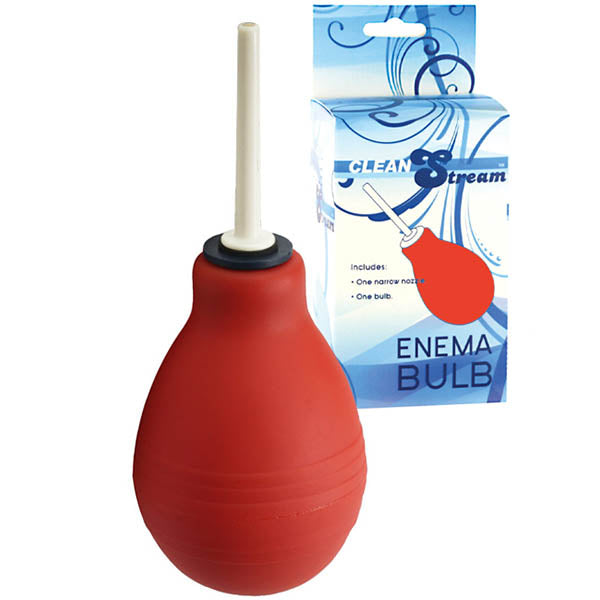 CleanStream Enema Bulb - Red Unisex Douche - AA505