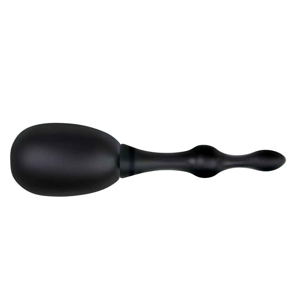 AquaClean Silicone 1-Way Valve Douche Set with Beaded Nozzle - 150 ml Capacity with Free Travel Douche Included - AC107