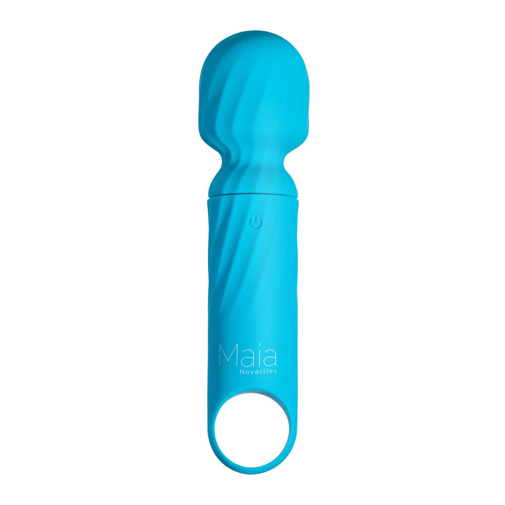 Maia DOLLY - Blue - Blue 12.7 cm USB Rechargeable Massage Wand - AF-004-B4