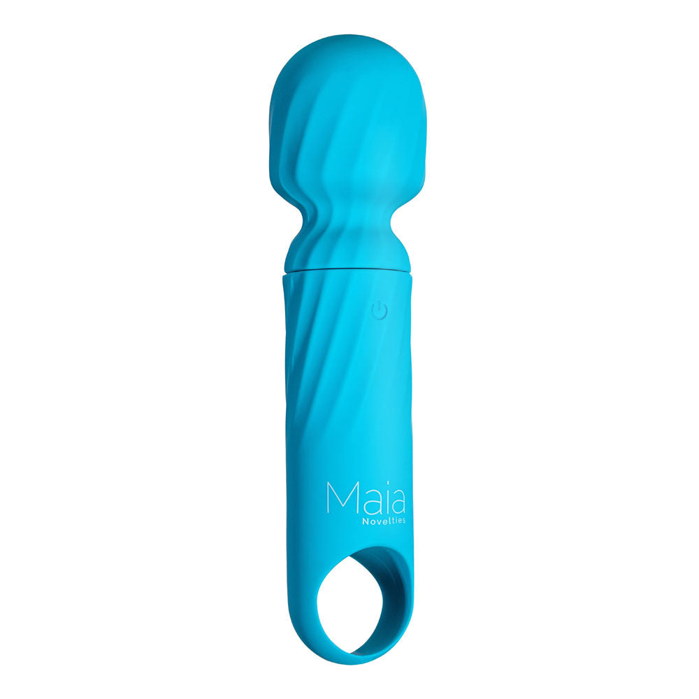 Maia DOLLY - Blue - Blue 12.7 cm USB Rechargeable Massage Wand - AF-004-B4