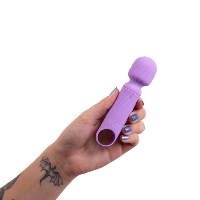 Maia DOLLY - Purple - Purple 12.7 cm USB Rechargeable Massage Wand - AF-004-L3