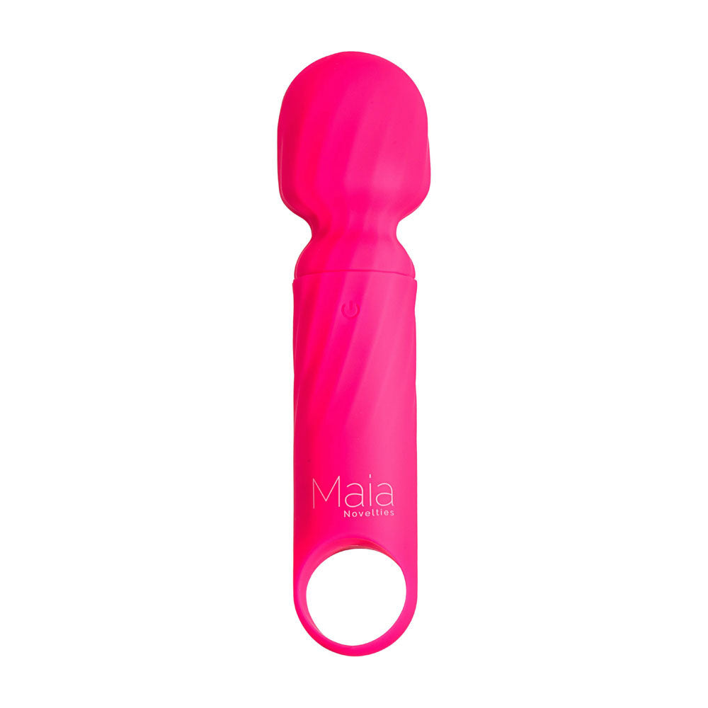 Maia DOLLY - Pink - Pink 12.7 cm USB Rechargeable Massage Wand - AF-004-P1