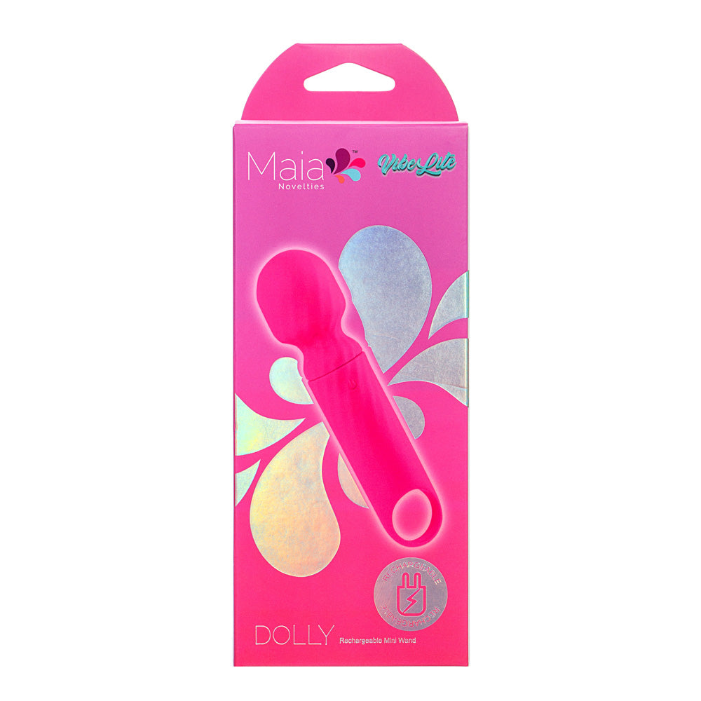 Maia DOLLY - Pink - Pink 12.7 cm USB Rechargeable Massage Wand - AF-004-P1