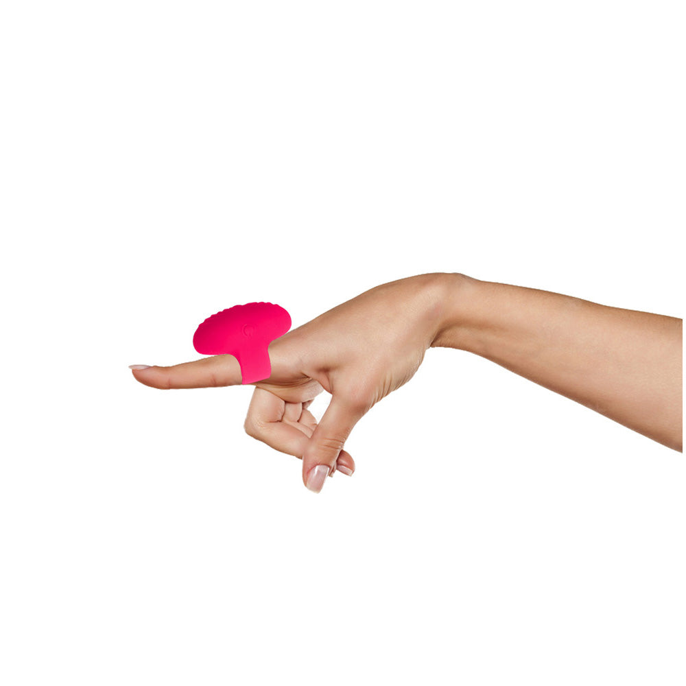 Maia RUBY - Pink USB Rechargeable Finger Stimulator - AF-011