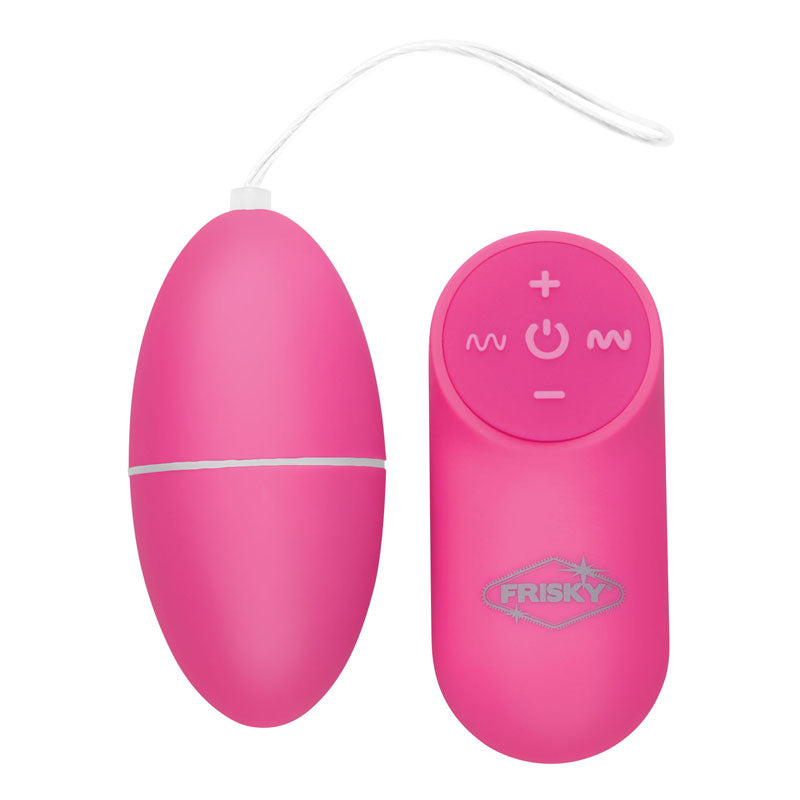 Frisky Scrambler - Pink Vibrating Egg with Wireless Remote - AG657-PINK