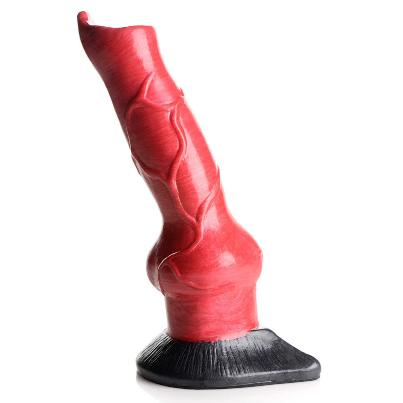 Creature Cocks Hell-Hound Canine Penis Silicone Dildo - Red 19 cm Canine Dildo - AG874
