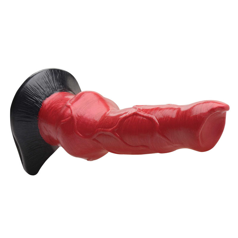 Creature Cocks Hell-Hound Canine Penis Silicone Dildo - Red 19 cm Canine Dildo - AG874
