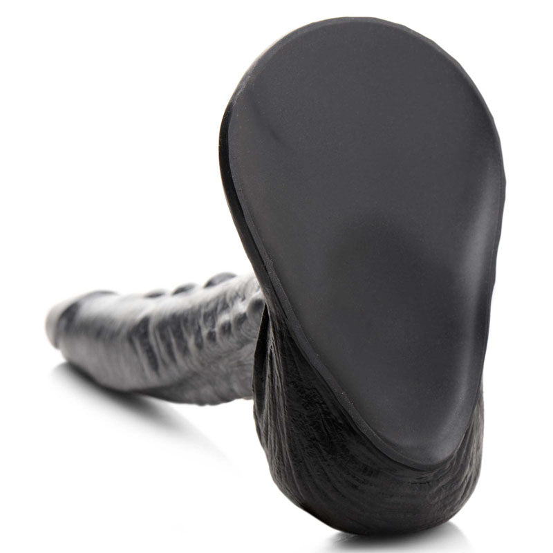 Creature Cocks The Gargoyle Rock Hard Silicone Dildo - Silver 23.6 cm Fantasy Dildo - AG875