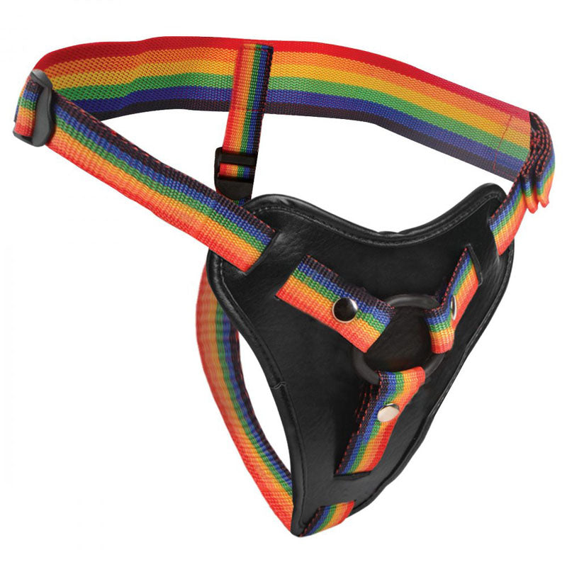 Strap-U Take the Rainbow - Rainbow Universal Strap-On Harness (No Probe Included) - AG996